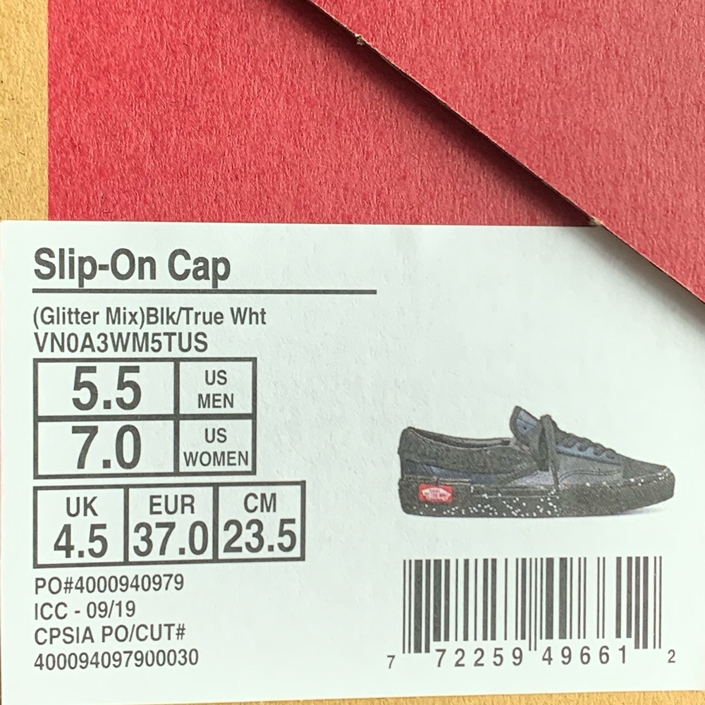 VANS WOMEN’S Slip On Cap Size 7.5 & 7 - Picture 8 of 8